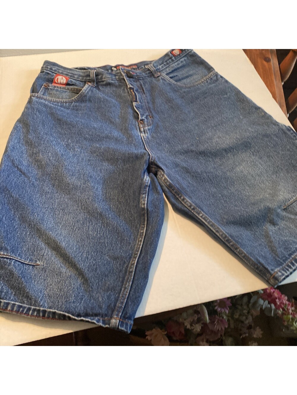 Vintage Maurice Malone Mo Jeans Baggy Jean Shorts Sz … - Gem